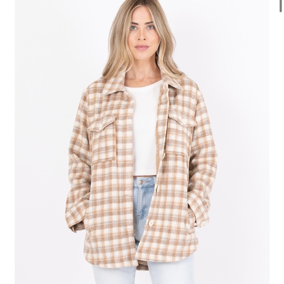 LeLaLo Jackets & Blazers - LeLaLo ladies flannel shacket